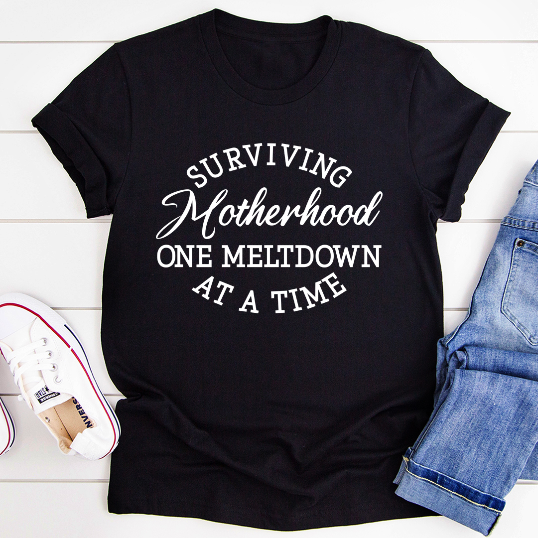 Surviving Motherhood T-Shirt-1