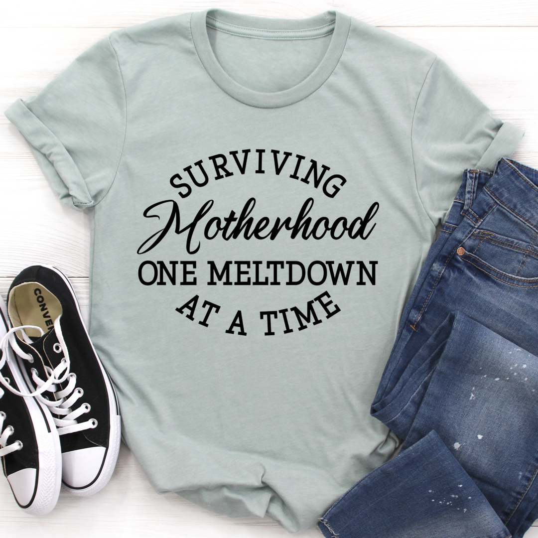 Surviving Motherhood T-Shirt-3