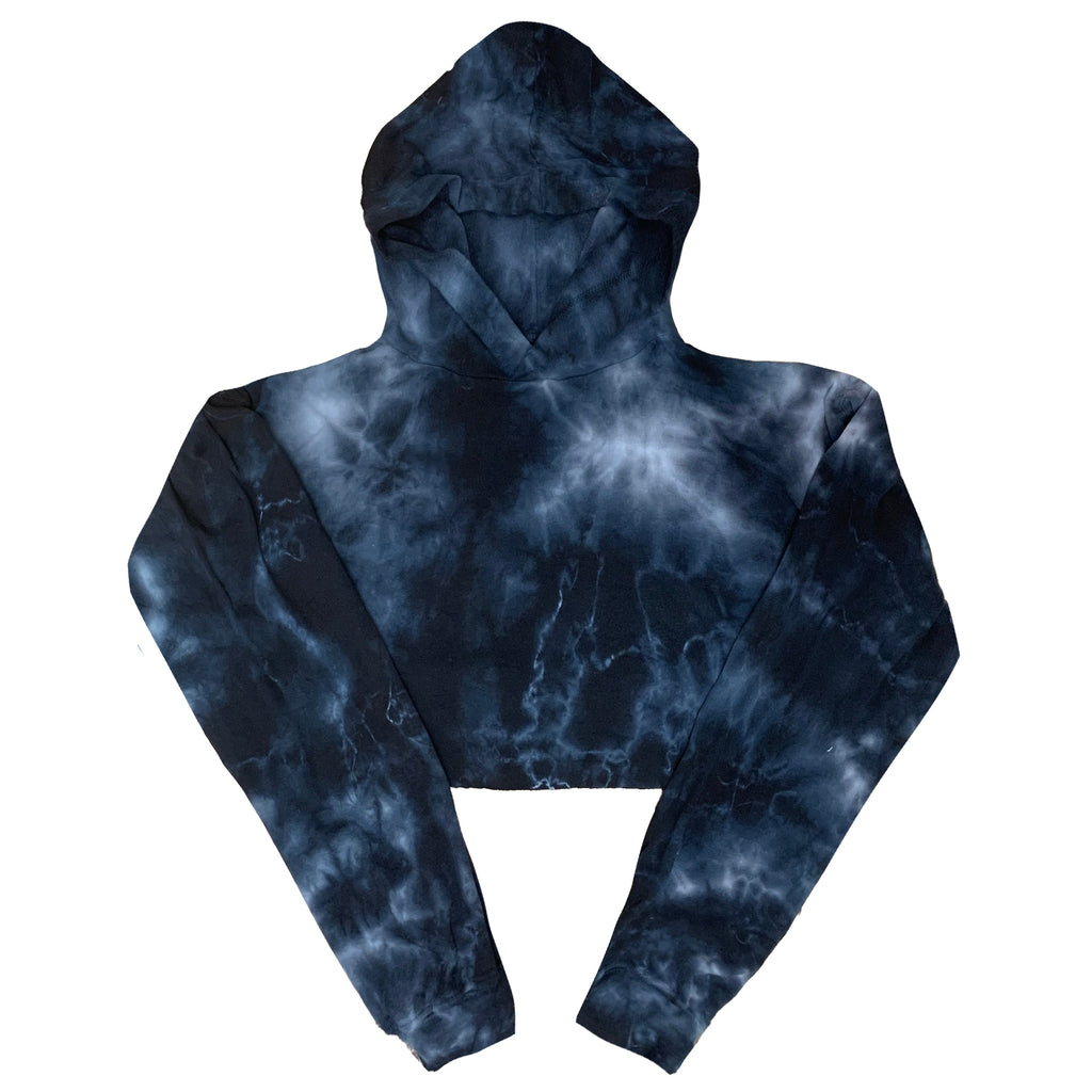 6036TD - Women's Cropped Tie Dye Hoodie-3